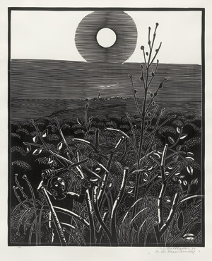 Lot 7365, Auction  114, Mattheuer, Wolfgang, "In der Ferne Reinsdorf"