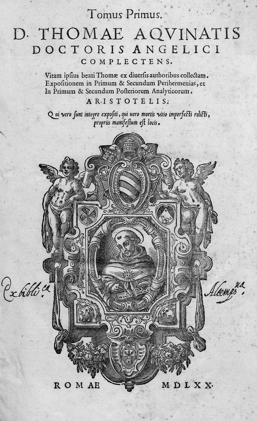 Lot 1196, Auction  115, Thomas von Aquin, Opera omnia