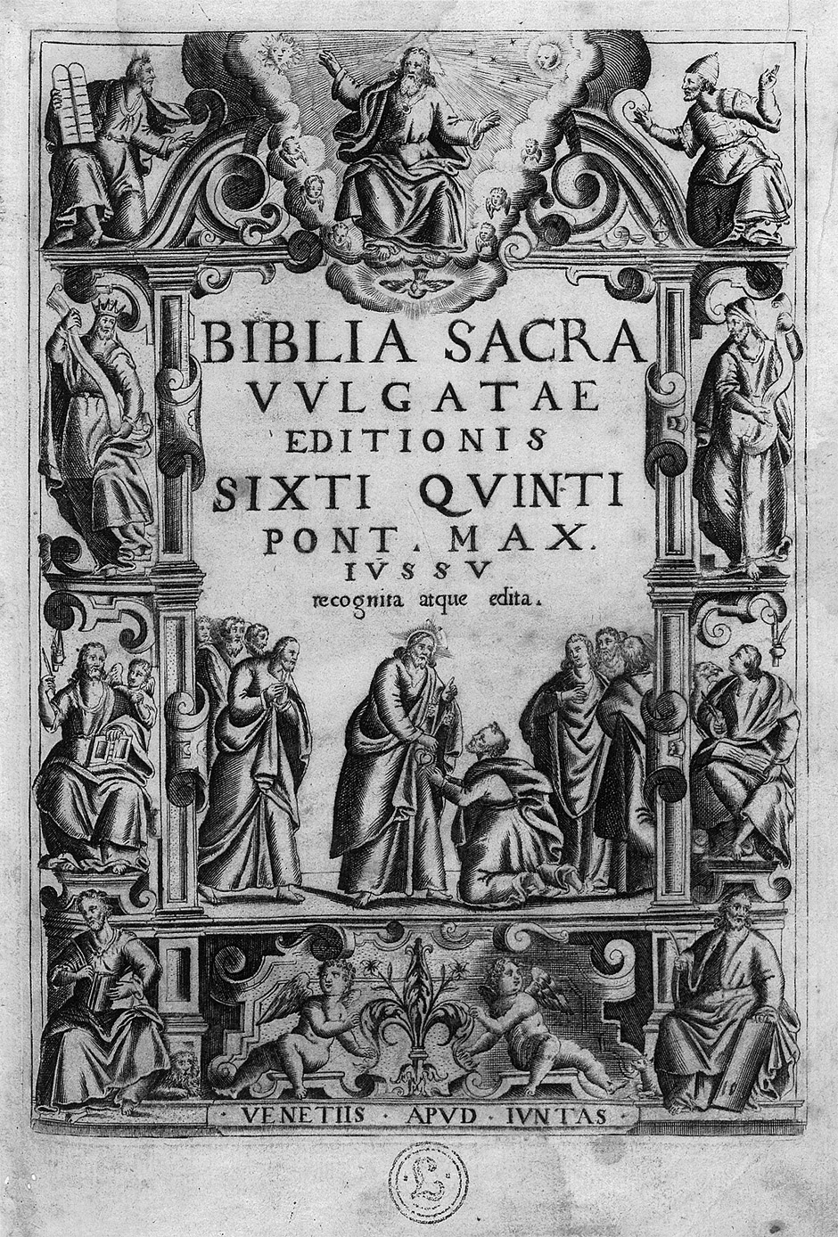 Lot 1235, Auction  115, Biblia latina, Biblia sacra vvulgatae editionis Sixti Quinti Pont. Max. iussu