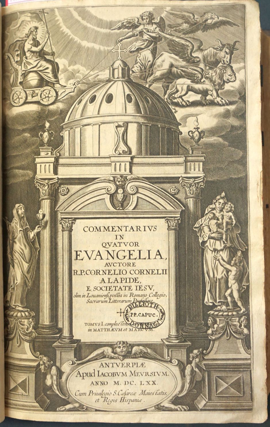 Lot 1299, Auction  115, Lapide, Cornelius C. à, Commentarius in quator Evangelia