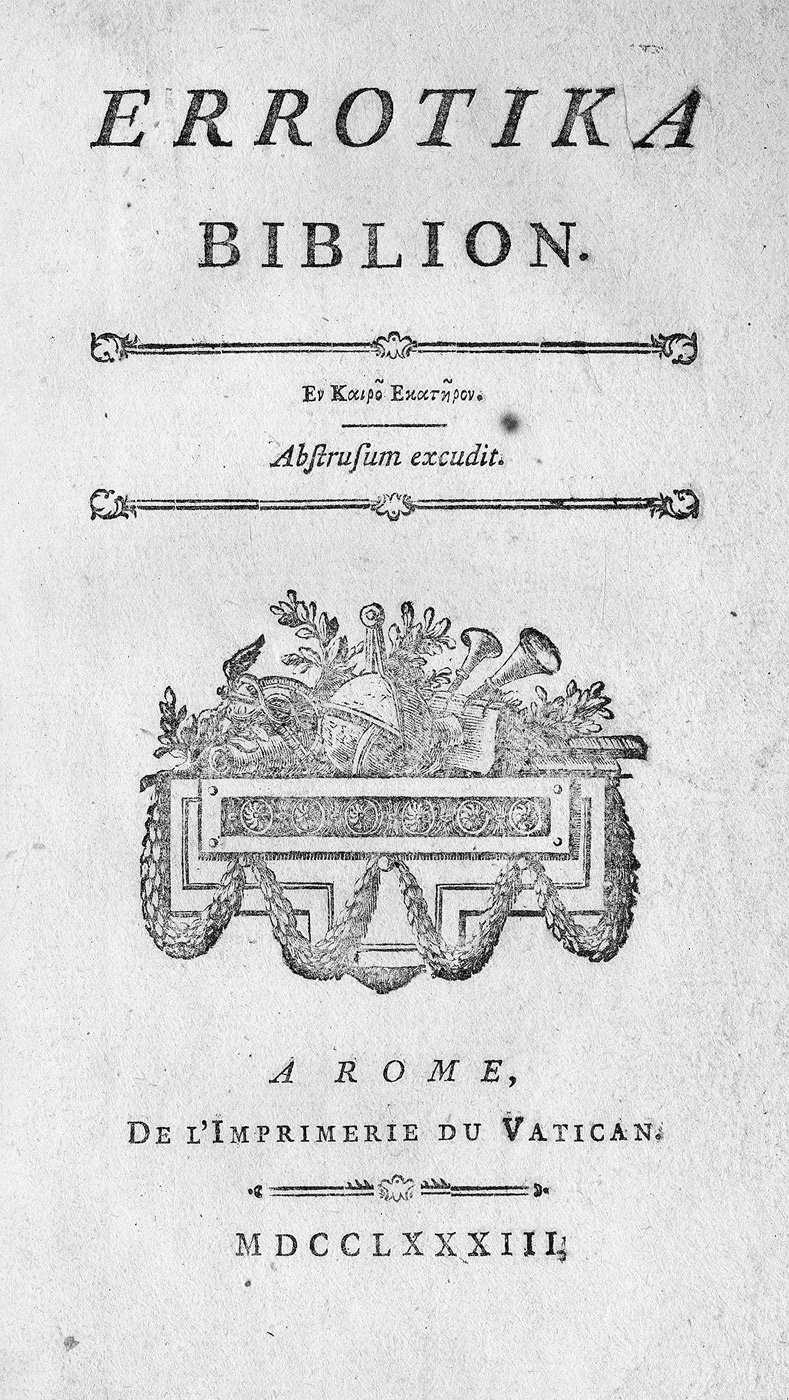 Lot 2121, Auction  115, Mirabeau, Honoré-Gabriel de Riqueti de, Errotika biblion