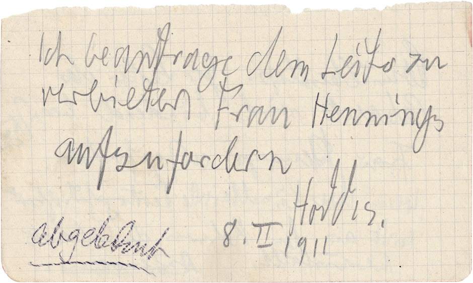 Lot 2608, Auction  115, Hoddis, Jakob van, 2 Schriftstücke + 24 Typoskripte