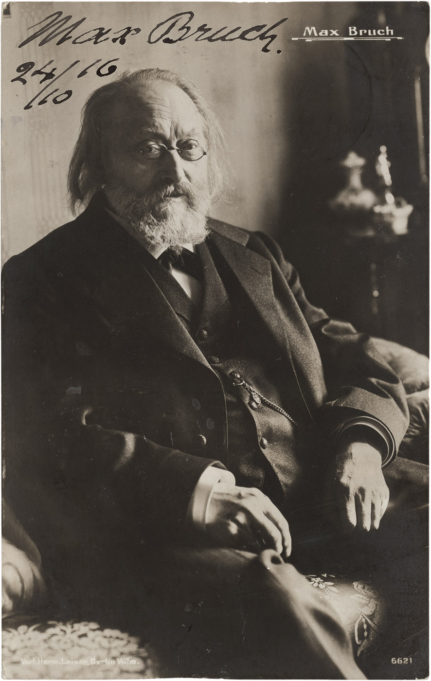 Lot 2748, Auction  115, Bruch, Max, Signiertes Porträtfoto