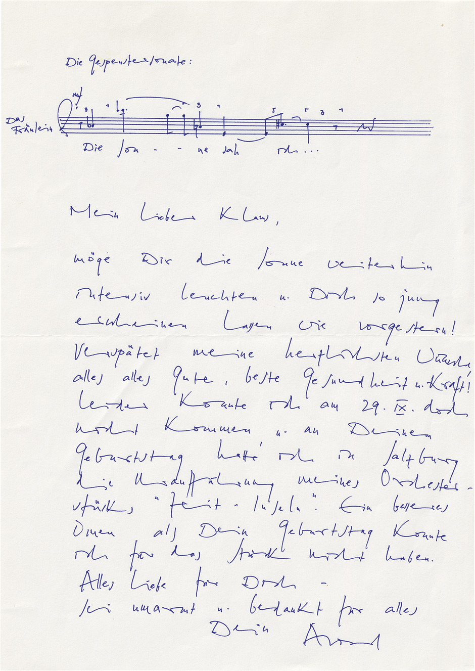 Lot 2758, Auction  115, Komponisten des 20. Jhdts, Konvolut Autographen