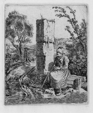 Lot 5350, Auction  115, Erhard, Johann Christoph, Der am Weg sitzende Greis