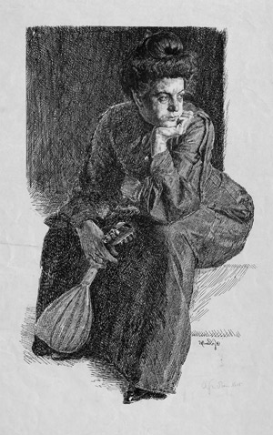 Lot 5396a, Auction  115, Greiner, Otto, Nanina (Die Gattin des Künstlers)