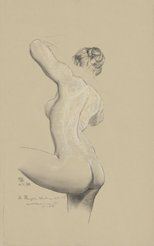 Lot 5406, Auction  115, Klinger, Max, Zwanzig Studien zu Bildern, Plastiken und Stichen