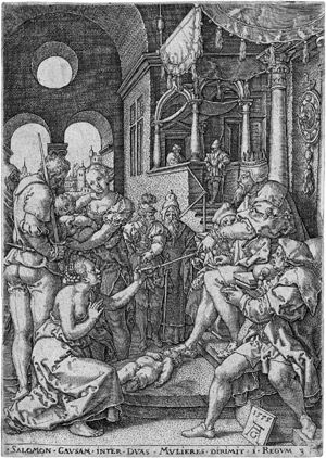 Lot 5427, Auction  115, Aldegrever, Heinrich, Das Urteil Salomons