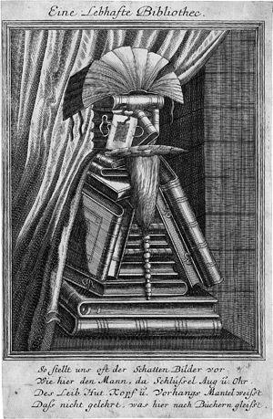 Lot 5489, Auction  115, Deutsch, 18. Jh. Der Bibliothekar