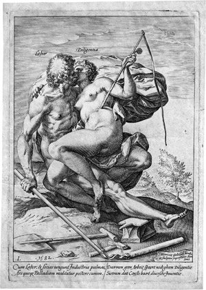 Lot 5529, Auction  115, Goltzius, Hendrick, Labor et Diligentia