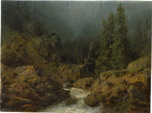 Lot 6086, Auction  115, Piepenhagen, August Friedrich, Wildbach in den Alpen