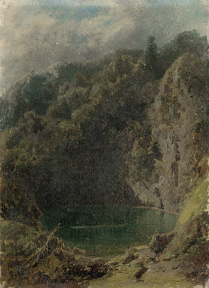 Lot 6088, Auction  115, Piepenhagen, Charlotte, Alpenlandschaft mit Gebirgssee