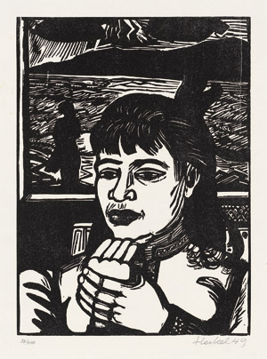 Lot 7159, Auction  115, Heckel, Erich, Junge Frau