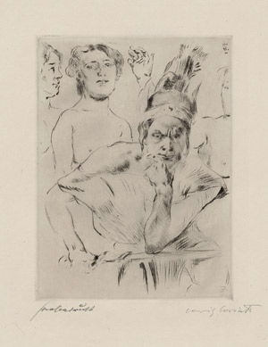 Lot 8061, Auction  115, Corinth, Lovis, Mann mit Helm und weibliche Akte