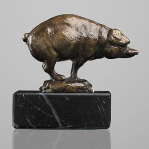 Lot 8258, Auction  115, Gaul, August, Kleines Schwein