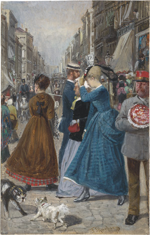 Lot 8448, Auction  115, Skarbina, Franz, Reges Treiben auf der Friedrichstraße