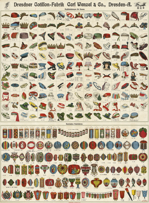 Lot 515, Auction  116, Kopfbedeckungen, Dresdner Cotillon-Fabrik Carl Wenzel