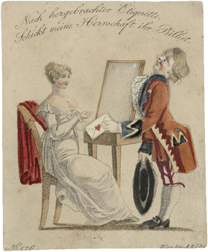 Lot 2357, Auction  116, Nach hergebrachter Etiquette und Hebelzugbillet, Nach hergebrachter Etiquette