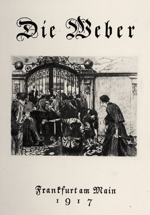 Lot 3277, Auction  116, Hauptmann, Gerhart und Kollwitz, Käthe - Illustr., Die Weber