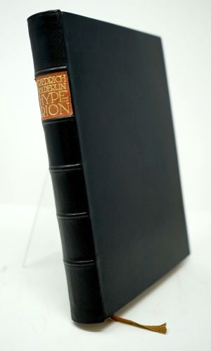 Lot 3298, Auction  116, Hölderlin, Friedrich und Ernst Ludwig Presse, Hyperion (Ernst Ludwig Presse)