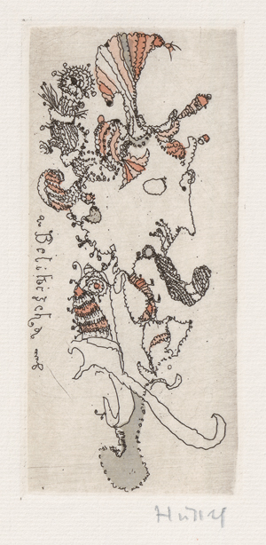 Lot 3324, Auction  116, Scheerbart, Paul und Hussel, Horst - Illustr., Luftschlösser (und:) Das Karussell, Ninip der Lichtgott