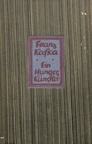 Lot 3354, Auction  116, Kafka, Franz, Ein Hungerkünstler