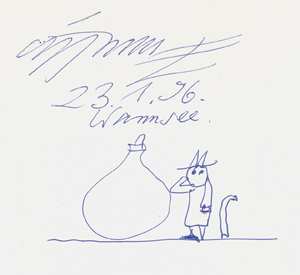 Lot 3404, Auction  116, Meckel, Christoph, Konvolut von 17 Werken mit eigenh. Widmung, teils auch Zeichnungen etc.