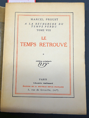 Lot 3467, Auction  116, Proust, Marcel, Le temps retrouvé