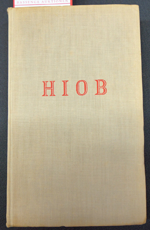 Lot 3484, Auction  116, Roth, Joseph, Hiob. Roman eines einfachen Mannes