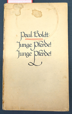 Lot 3819, Auction  116, Boldt, Paul, Junge Pferde! Junge Pferde! 