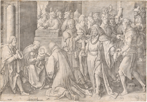 Lot 5120, Auction  116, Leyden, Lucas van, Die Anbetung der Könige