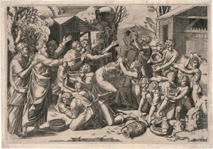 Lot 5207, Auction  116, Veneziano, Agostino, Die Mannalese