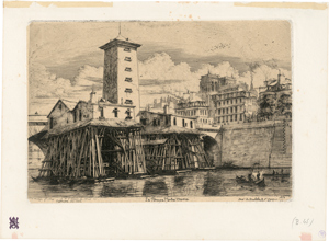 Lot 5386, Auction  116, Meryon, Charles, La Pompe Notre-Dame