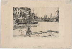 Lot 5455, Auction  116, Whistler, James Abbot McNeill, Eagle wharf