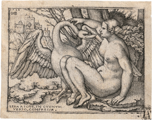 Lot 5475, Auction  116, Beham, Hans Sebald, Leda mit dem Schwan