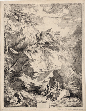 Lot 5507, Auction  116, Dietrich, Christian Wilhelm Ernst, Ca. 40 Radierungen aus dem graphischen Œuvre des Künstlers