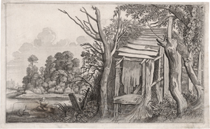 Lot 5712, Auction  116, Velde II, Jan van de, Die zerfallene Hütte