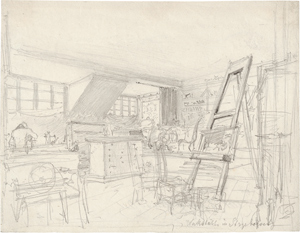Lot 6342, Auction  116, Alt, Franz, Künstleratelier in Strzebowitz bei Mährisch-Ostrau