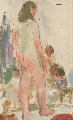 Lot 7023, Auction  116, Bengen, Harold, Stehender Frauenakt