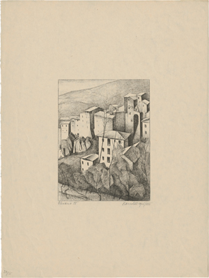 Lot 7223, Auction  116, Kanoldt, Alexander, "Olevano IV"