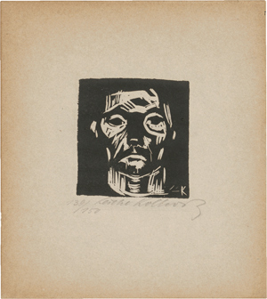 Lot 7242, Auction  116, Kollwitz, Käthe, Kleiner Männerkopf ohne Hände