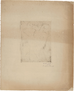 Lot 7272, Auction  116, Lehmbruck, Wilhelm, Leidenschaft I