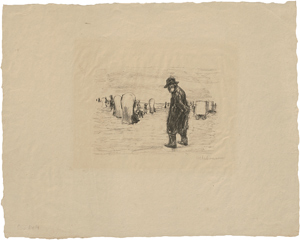Lot 7279, Auction  116, Liebermann, Max, Israëls am Strande von Scheveningen