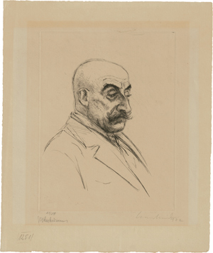 Lot 7305, Auction  116, Meid, Hans, Bildnis Max Liebermann