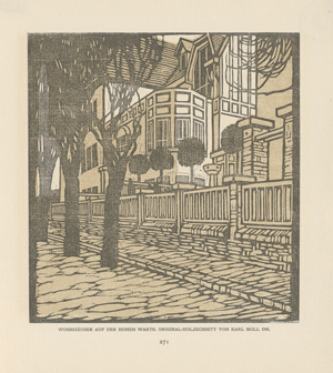 Lot 7311, Auction  116, Moll, Carl, Wohnhäuser auf der Hohen Warte