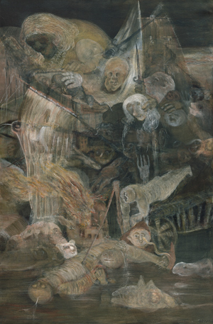 Lot 7347, Auction  116, Otterson, Heinz, "Seeschlacht" (Apokalyptische Vision)