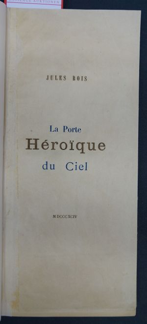 Lot 370, Auction  117, Bois, Jules, La porte héroique du ciel