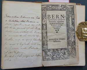 Lot 1409, Auction  117, Ochino, Bernardino, Expositio epistolae divi Pauli ad Romanos