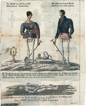 Lot 2331, Auction  117, Memento-Mori-Klappbrief, Ein Brief an mich und Dich