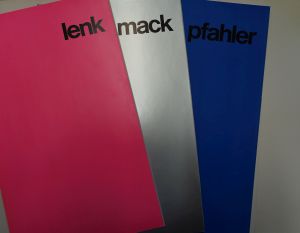 Lot 3181, Auction  117, Honisch, Dieter, Lenk - Mack - Pfahler - Uecker